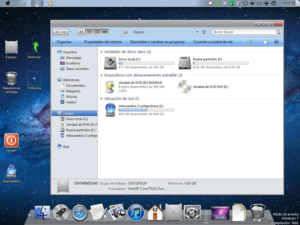 newest mac transformation pack for windows 7